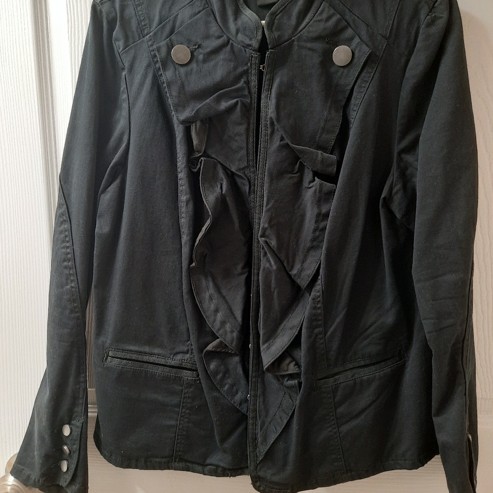 Lane Bryant dark navy blazer